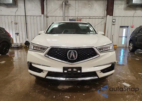 2019 Acura Mdx Technology z USA, uszkodzony, nr VIN 5J8YD4H52KL036869